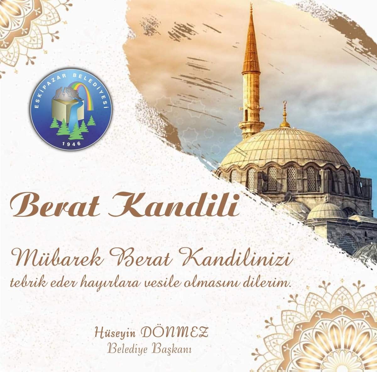 “Berat Kandilimiz" Mübarek Olsun